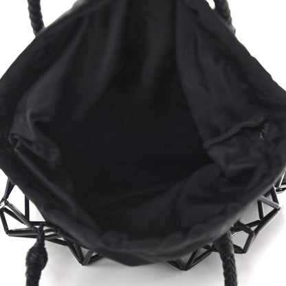 Prada Satin Net Chain Bag Black 7 of 7