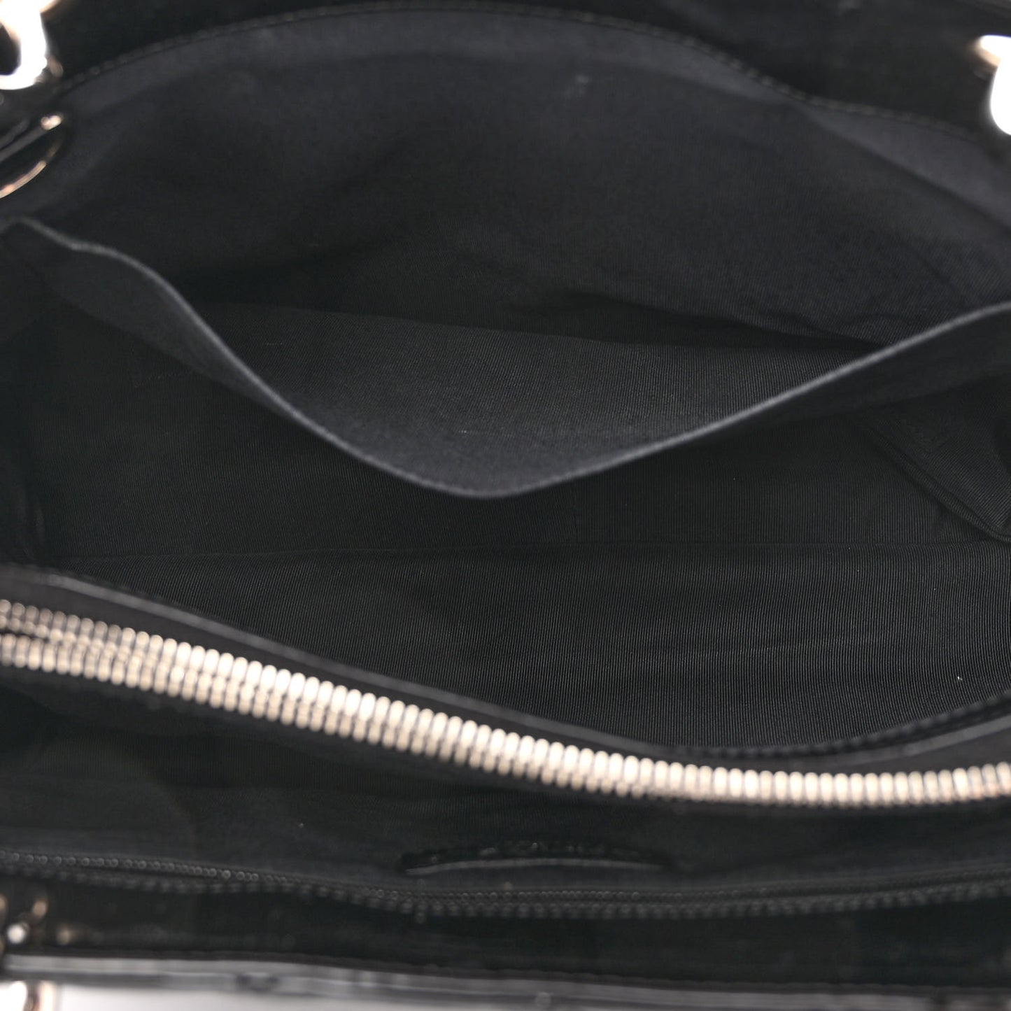 Patent Quilted Grand Shopping Tote GST Black
