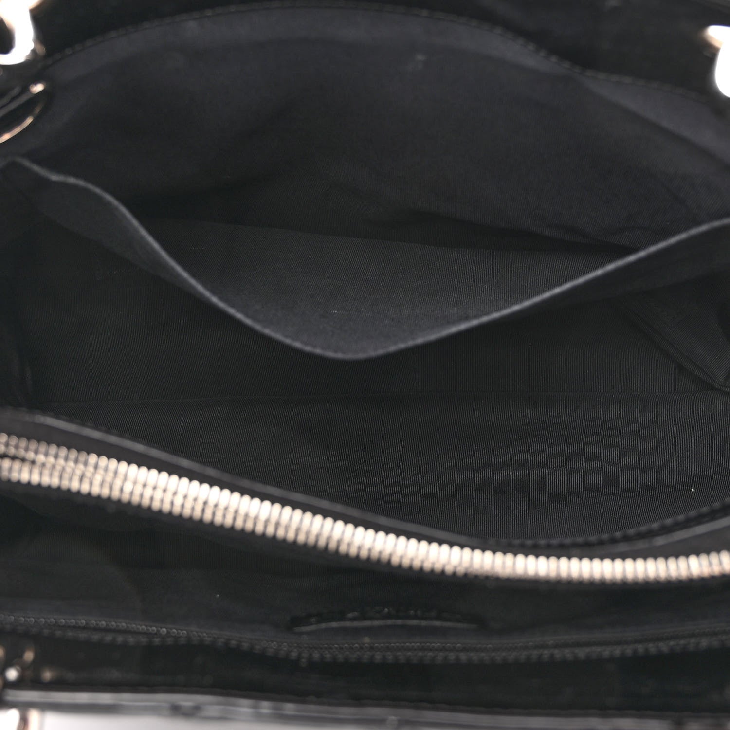 Chanel Patent Quilted Grand Shopping Tote GST Black 6 of 11