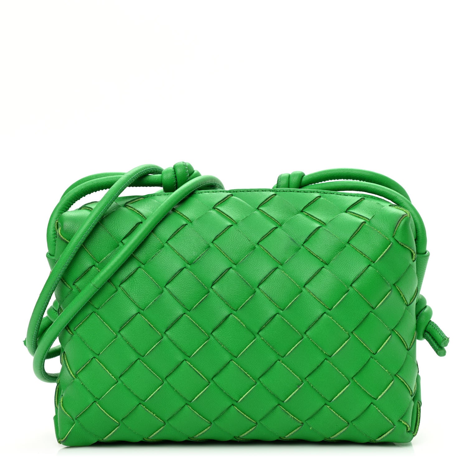 Bottega Veneta Nappa Intrecciato Mini Loop Camera Bag Parakeet 1 of 7