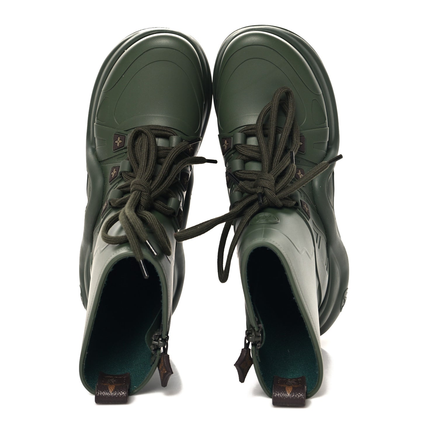 Mat Rubber Monogram LV Archlight Sneaker Boots 37 Kaki
