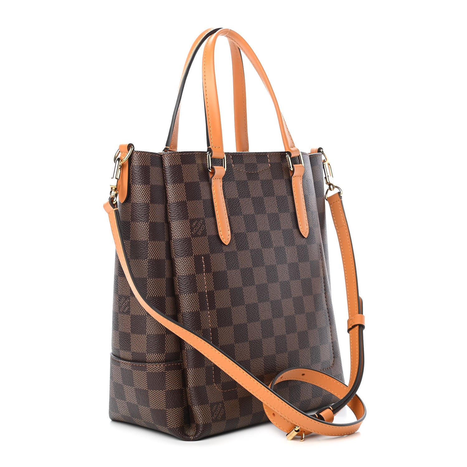 Louis Vuitton Damier Ebene Belmont PM Safran 2 of 7