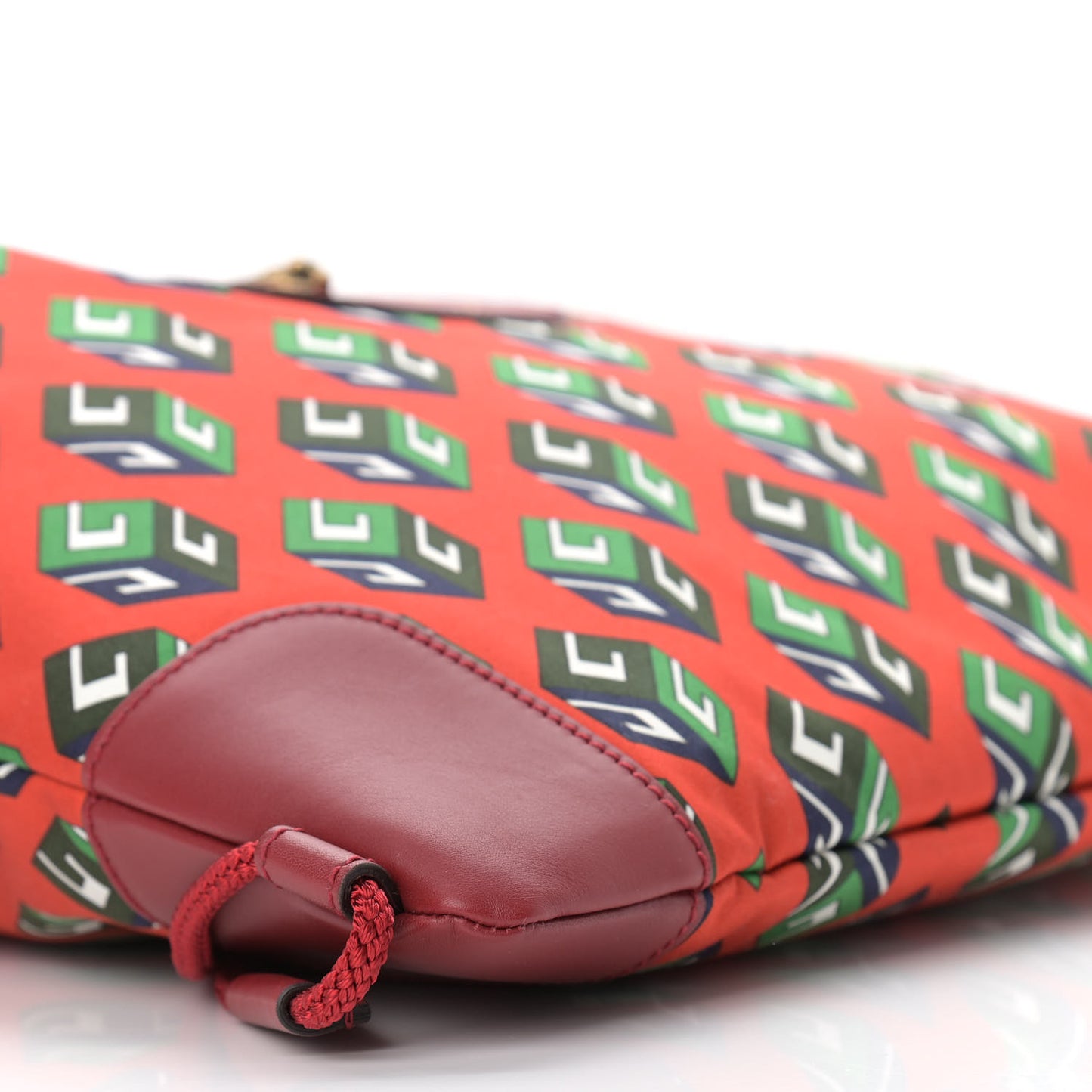 Cotton GG Wallpaper Neo Vintage Drawstring Backpack Vulcanic Red