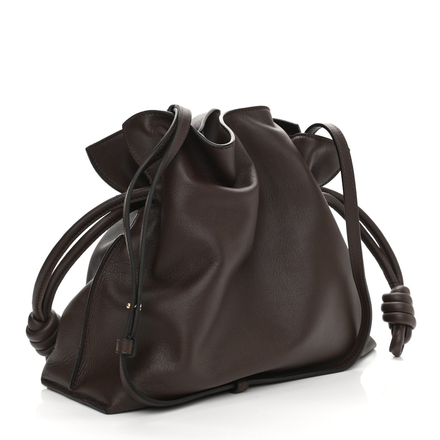 Calfskin Small Flamenco Knot Bag Ebony