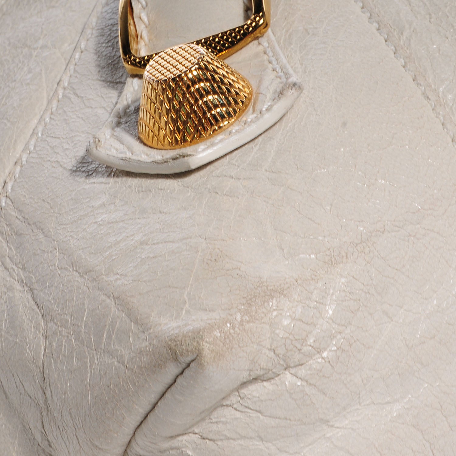 Balenciaga Chevre Giant 21 Gold Hardware Brief White 13 of 15