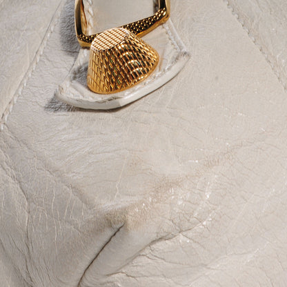 Balenciaga Chevre Giant 21 Gold Hardware Brief White 13 of 15