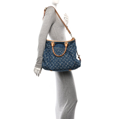 Louis Vuitton Denim Neo Cabby GM Blue 2 of 11