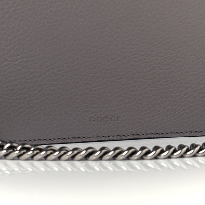 Gucci Dollar Calfskin Crystal Medium Dionysus Shoulder Bag Dusty Grey Black Diamond 9 of 12