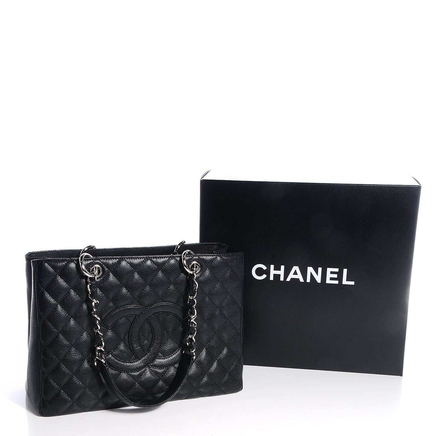 Caviar Grand Shopping Tote GST Black