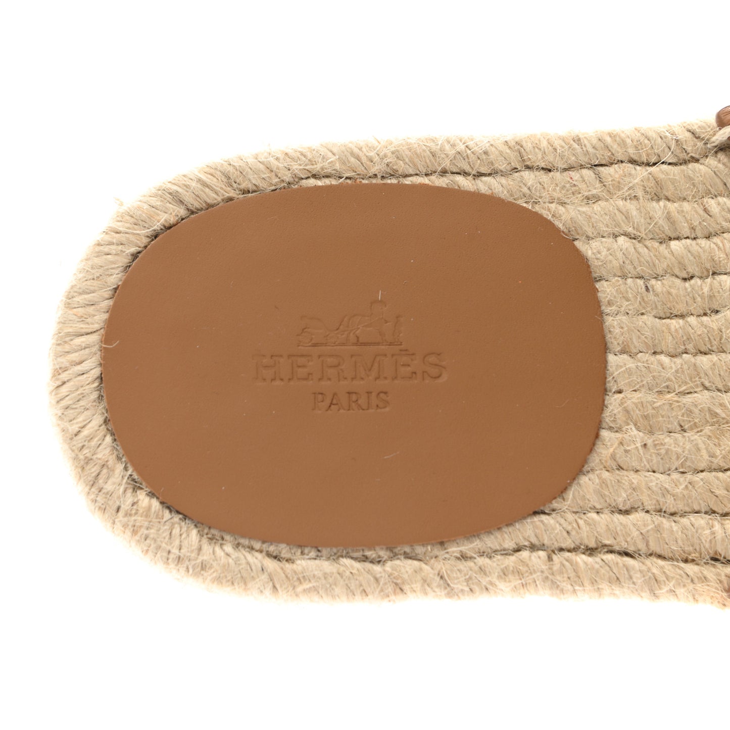 Calfskin Antigua Espadrille Sandals 39 Naturel Safari