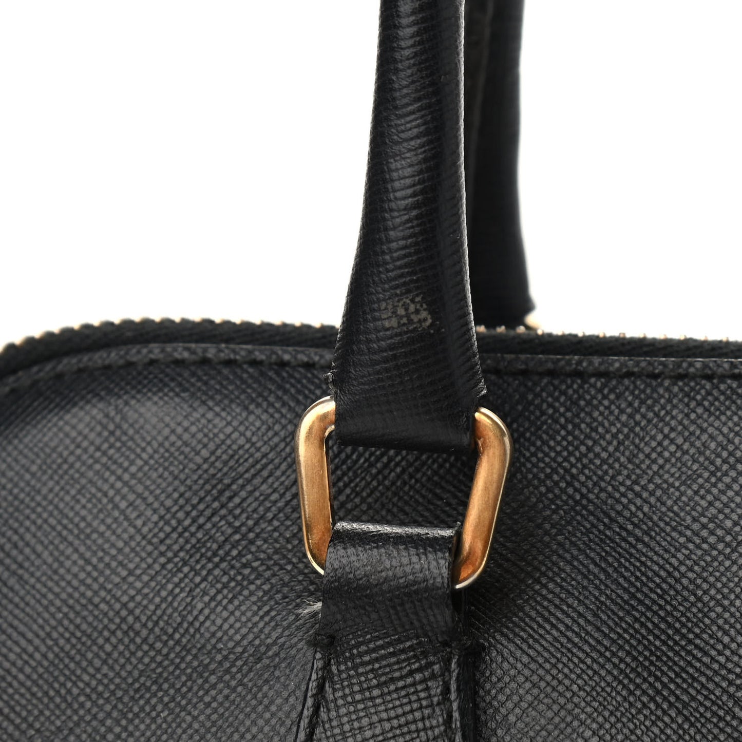 Saffiano Lux Large Promenade Tote Black
