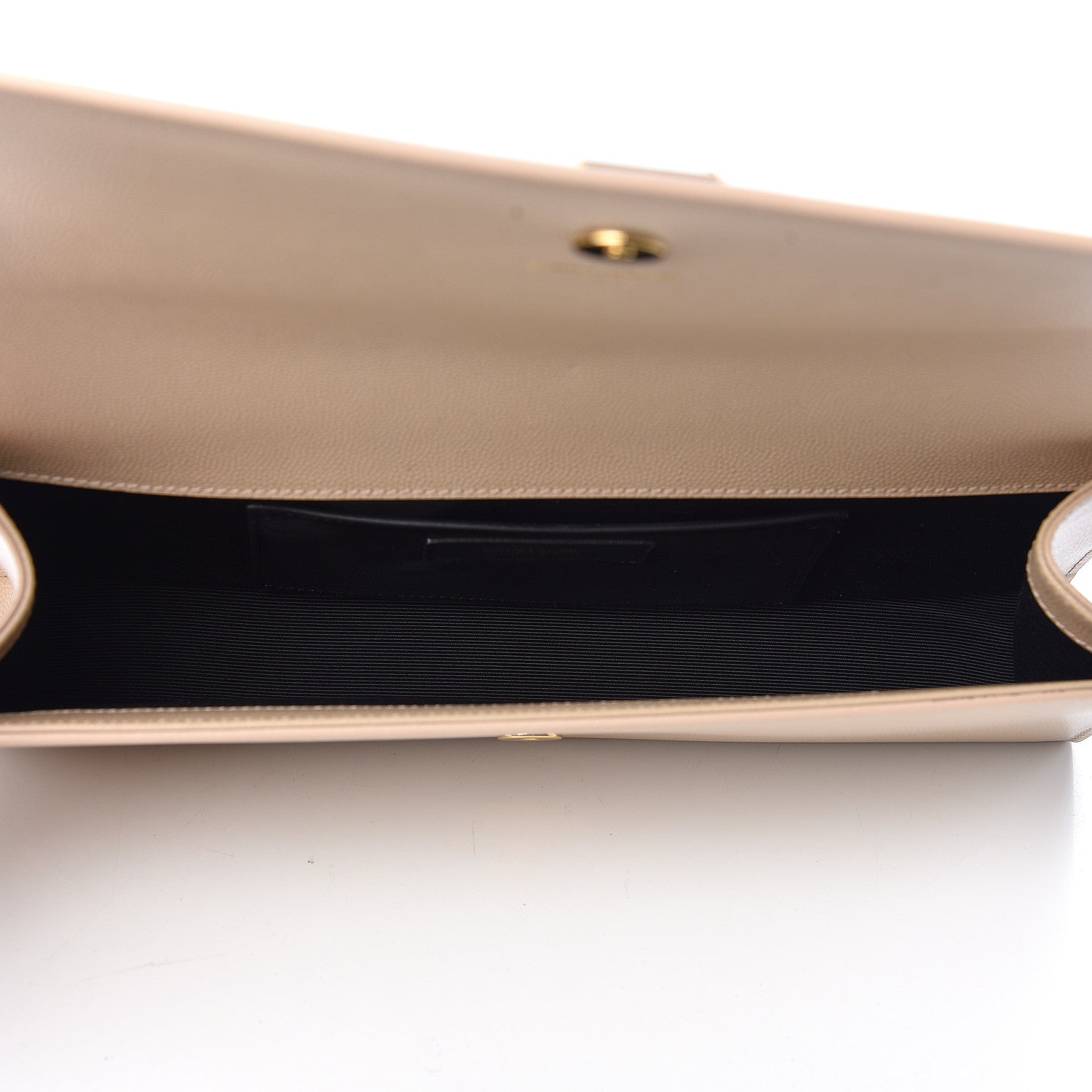 Saint Laurent Grain De Poudre Classic Monogram Cassandre Clutch Nude Powder 5 of 8