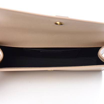 Saint Laurent Grain De Poudre Classic Monogram Cassandre Clutch Nude Powder 5 of 8