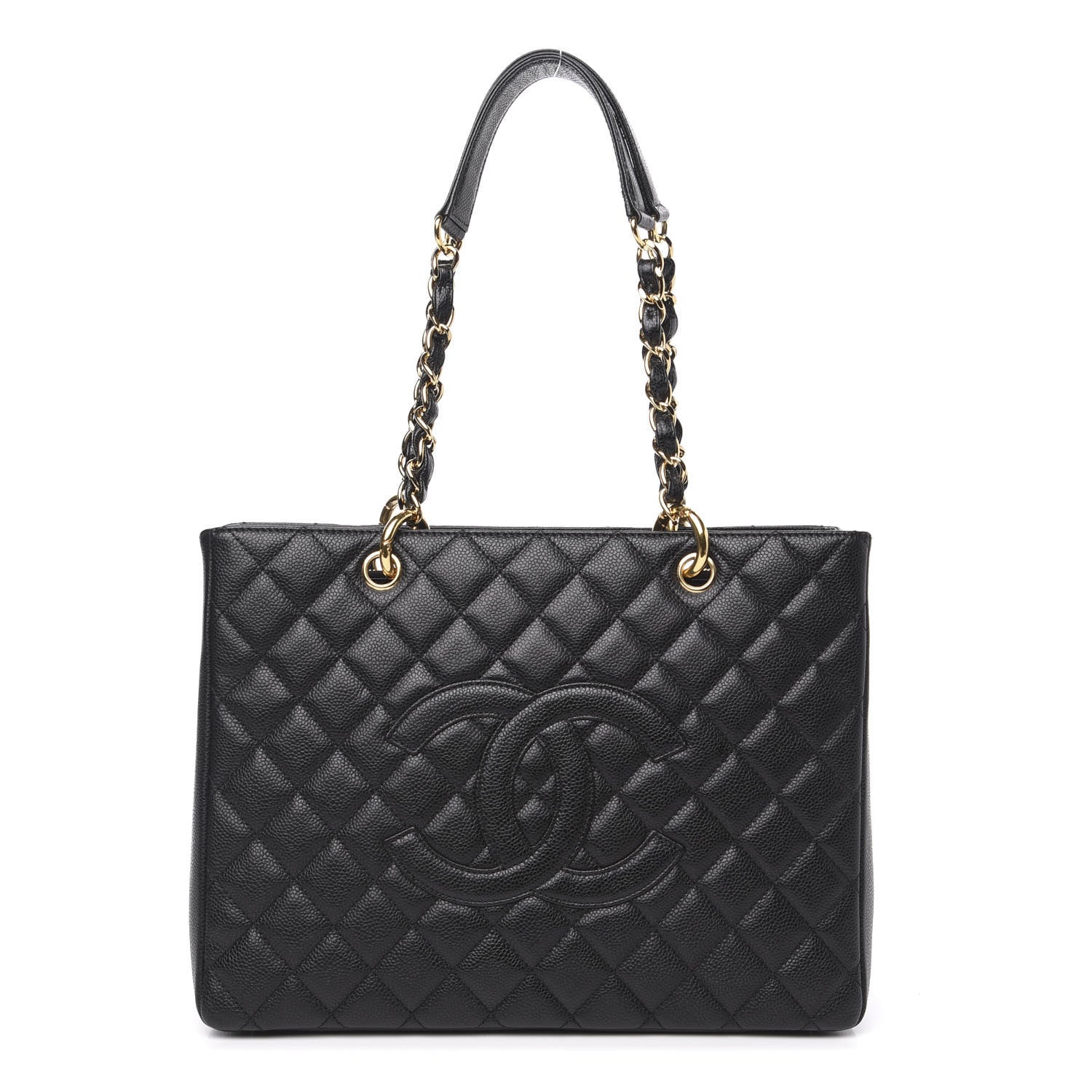 Chanel Caviar Quilted Grand Shopping Tote GST Black 1 of 11