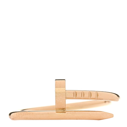 Cartier 18K Yellow Gold Small Juste Un Clou Ring 55 7.25 1 of 5