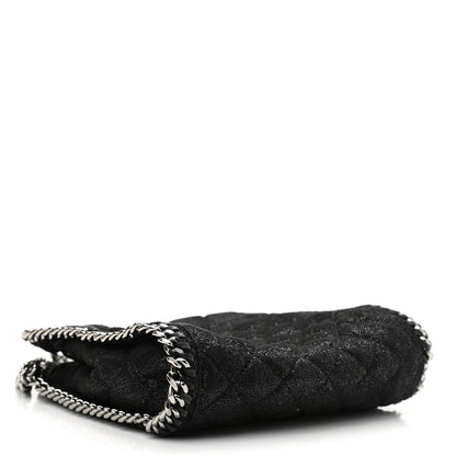 Stella McCartney Shaggy Deer Quilted Tiny Falabella Tote Black 4 of 9