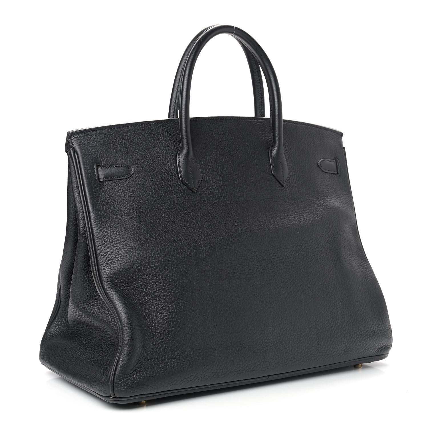 Hermes Taurillon Clemence Birkin 40 Black 2 of 9
