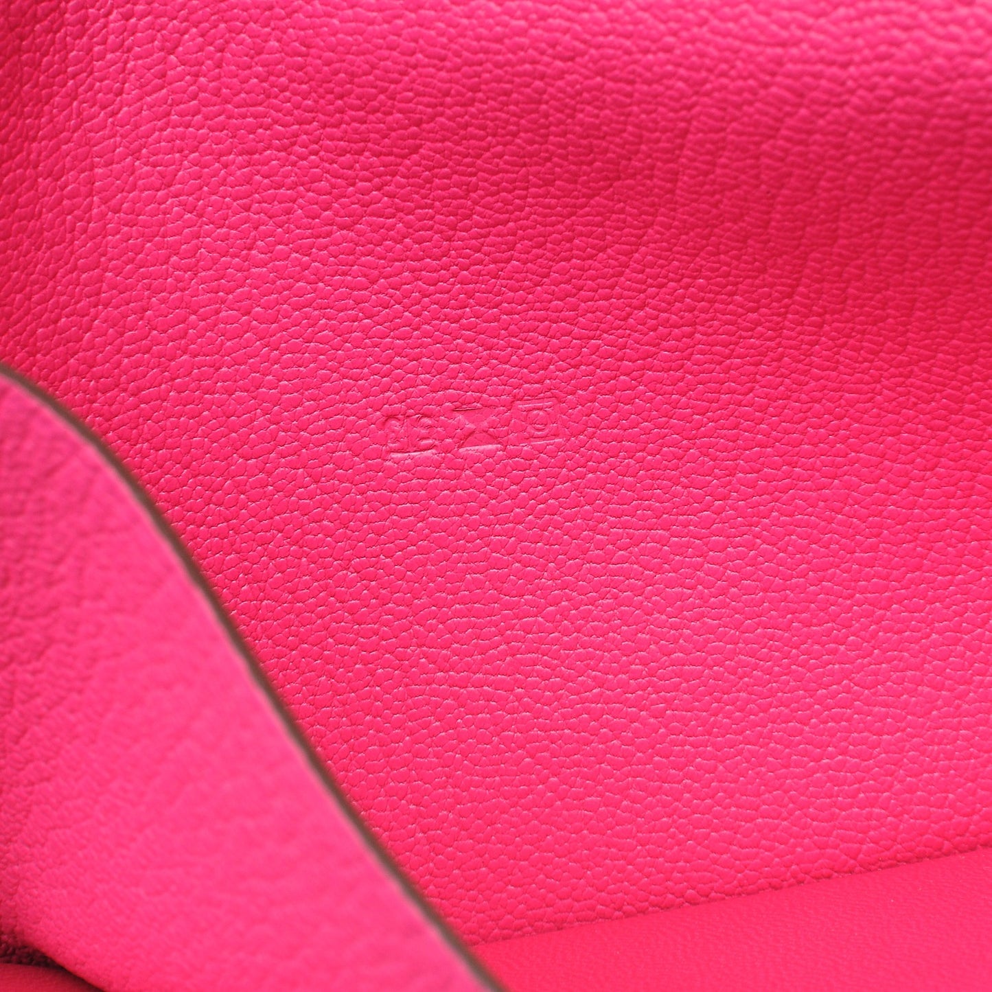 Chevre Mysore Evelyne Long Wallet Rose Tyrien