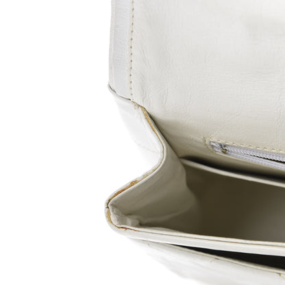 Chanel Lambskin Quilted Medium Double Flap White 14 of 21