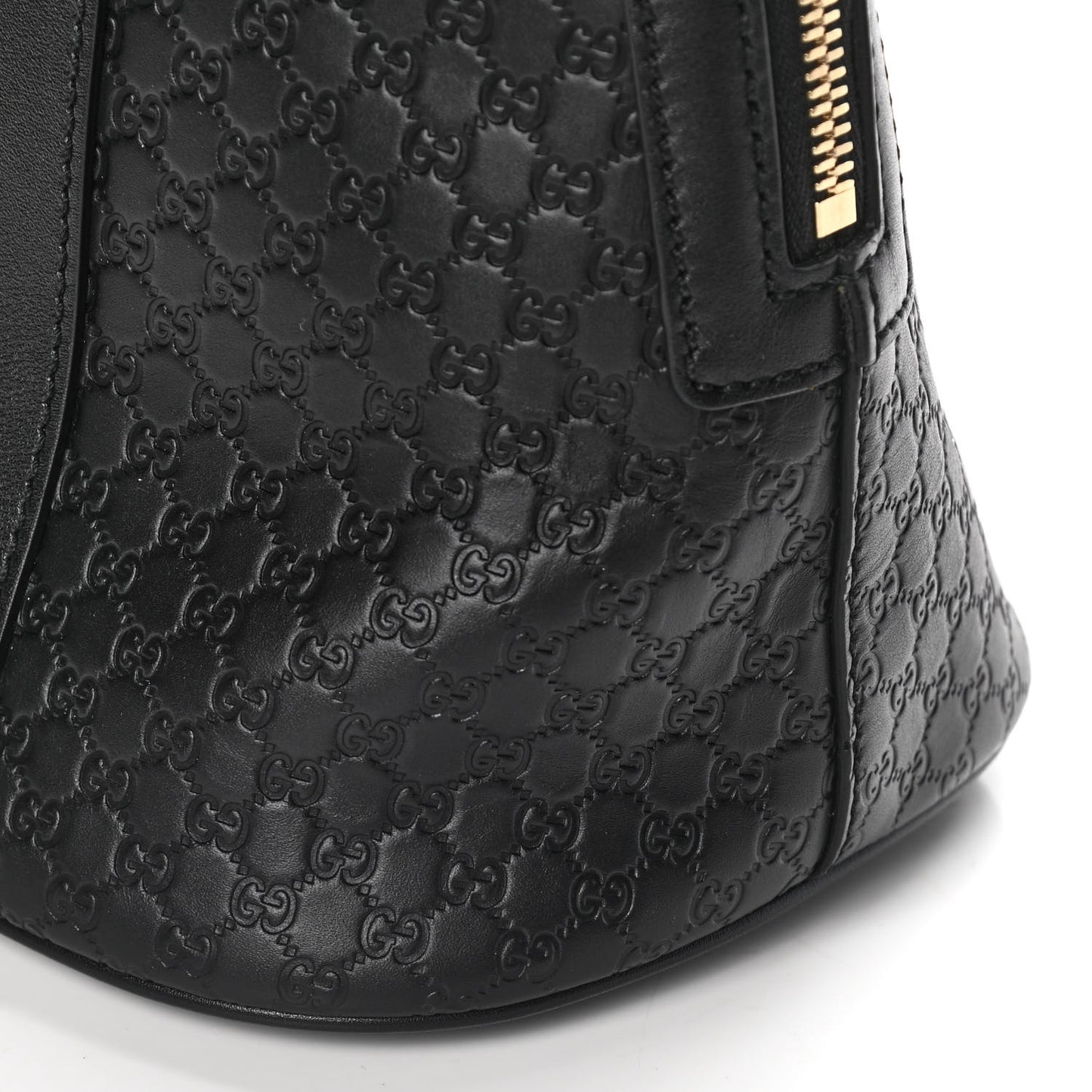 Microguccissima Medium Dome Bag Black