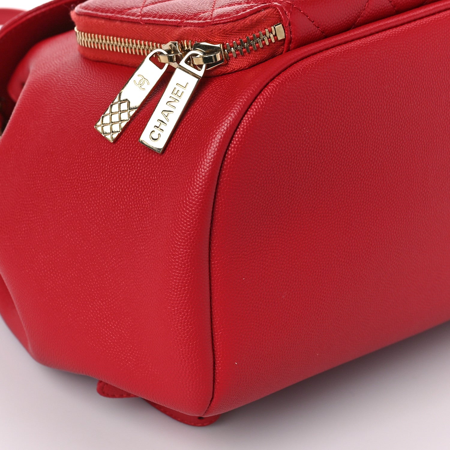 Chanel Caviar Quilted Business Affinity Backpack Red 9 of 10
