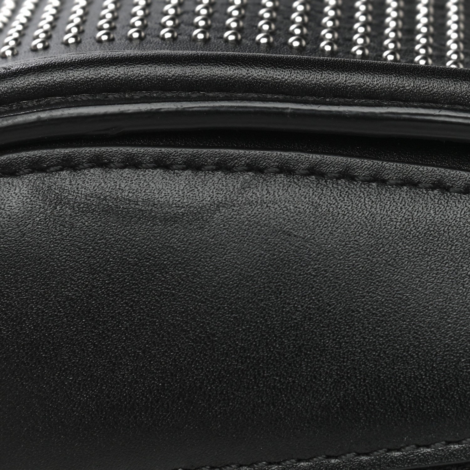 Alexander McQueen Calfskin Studded Mini Heroine Top Handle Bag Black 17 of 35