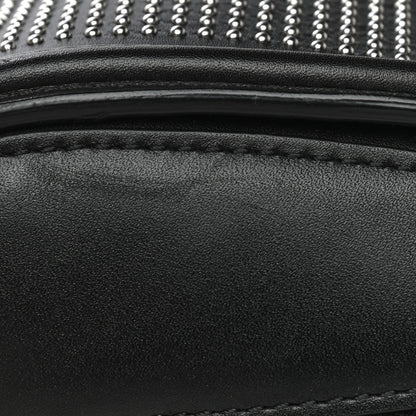 Alexander McQueen Calfskin Studded Mini Heroine Top Handle Bag Black 17 of 35