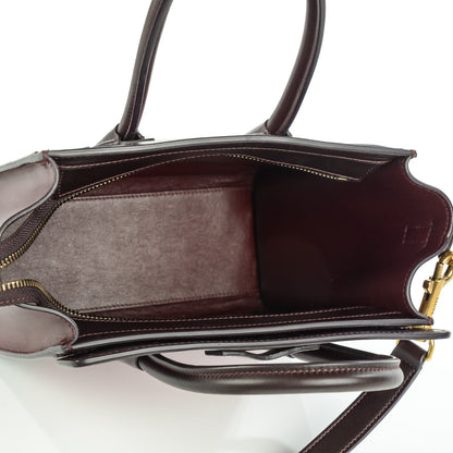 Celine Satin Calfskin Nano Tri-Color Luggage Orchid 5 of 8