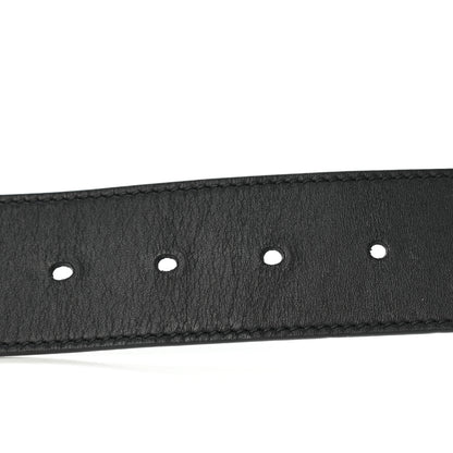 Gucci Moon Calfskin Nickel Double G 40mm Belt 90 36 Black 4 of 6
