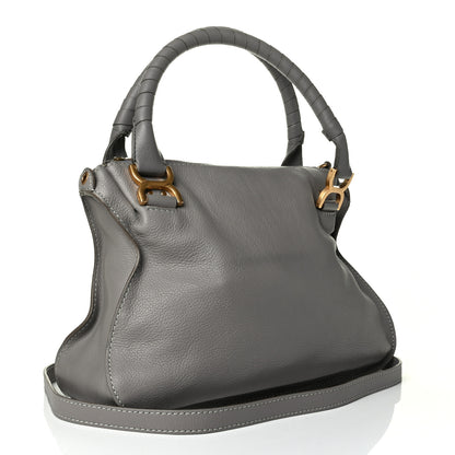 Chloe Calfskin Medium Marcie Satchel Cashmere Grey 2 of 7