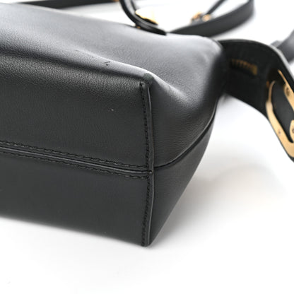 Fendi Vitello Dolce Chain Tail Gold Edition Mini By The Way Boston Bag Black Vintage Gold 9 of 9