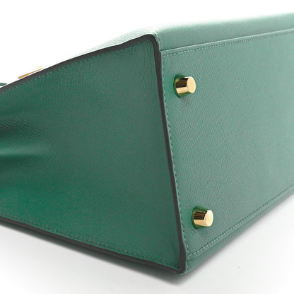 Hermes Epsom Kelly Sellier 28 Vert Vertigo 9 of 10