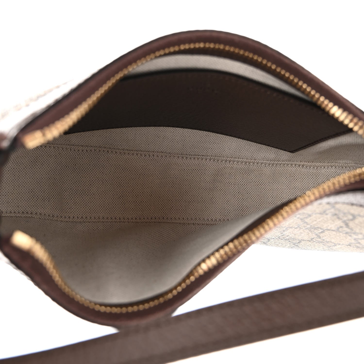 Gucci GG Supreme Monogram Textured Dollar Calfskin Small Ophidia Hobo Beige Ebony New Acero 5 of 12