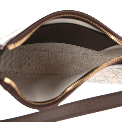 Gucci GG Supreme Monogram Textured Dollar Calfskin Small Ophidia Hobo Beige Ebony New Acero 5 of 12