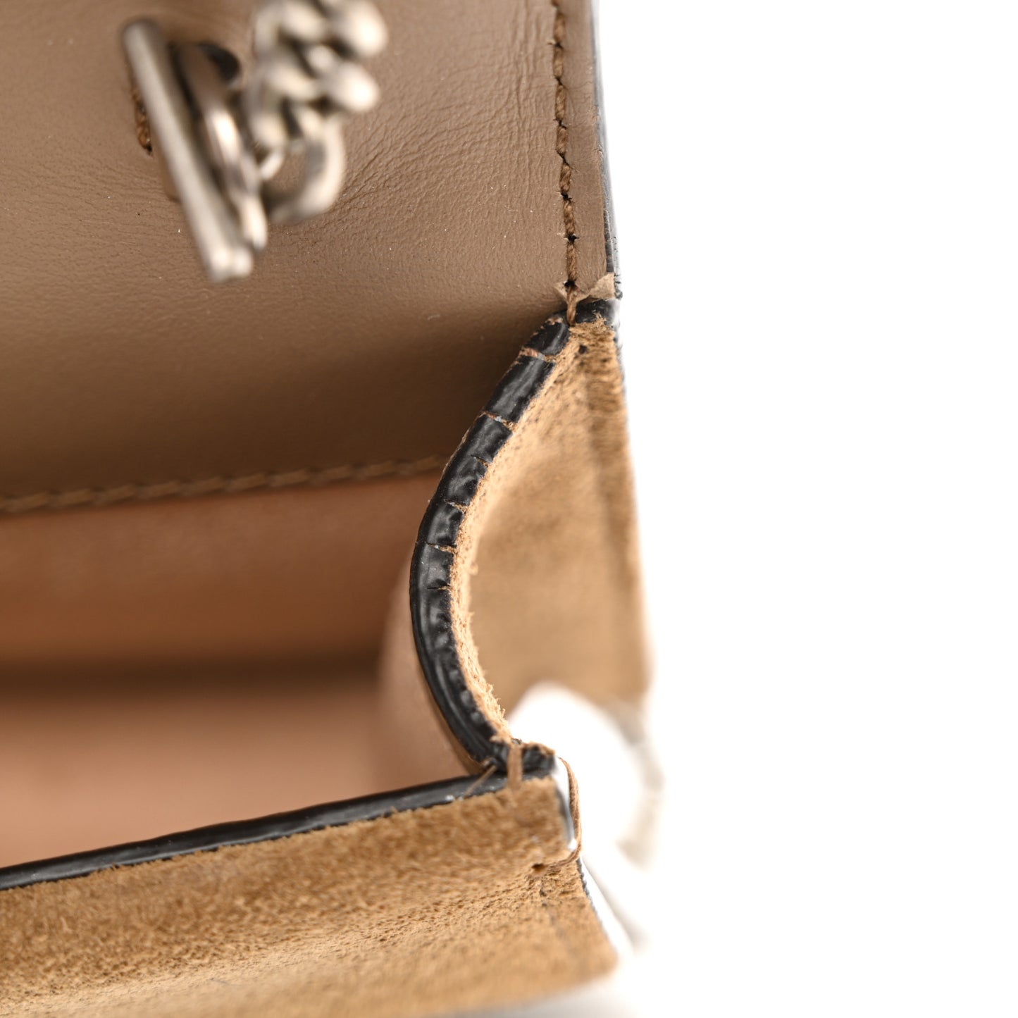 GG Supreme Monogram Super Mini Dionysus Shoulder Bag Taupe