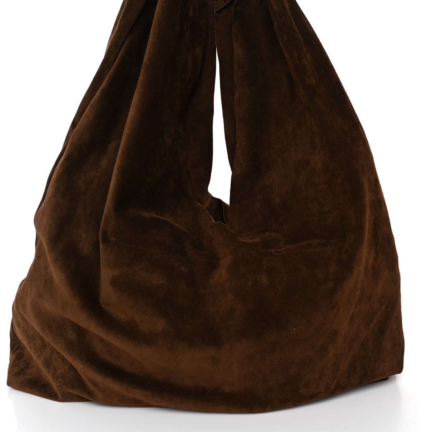 The Row Suede Bindle Bag Espresso 6 of 8