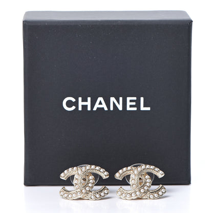 Chanel Pearl Queen of France CC Earrings Gold 5 of 5