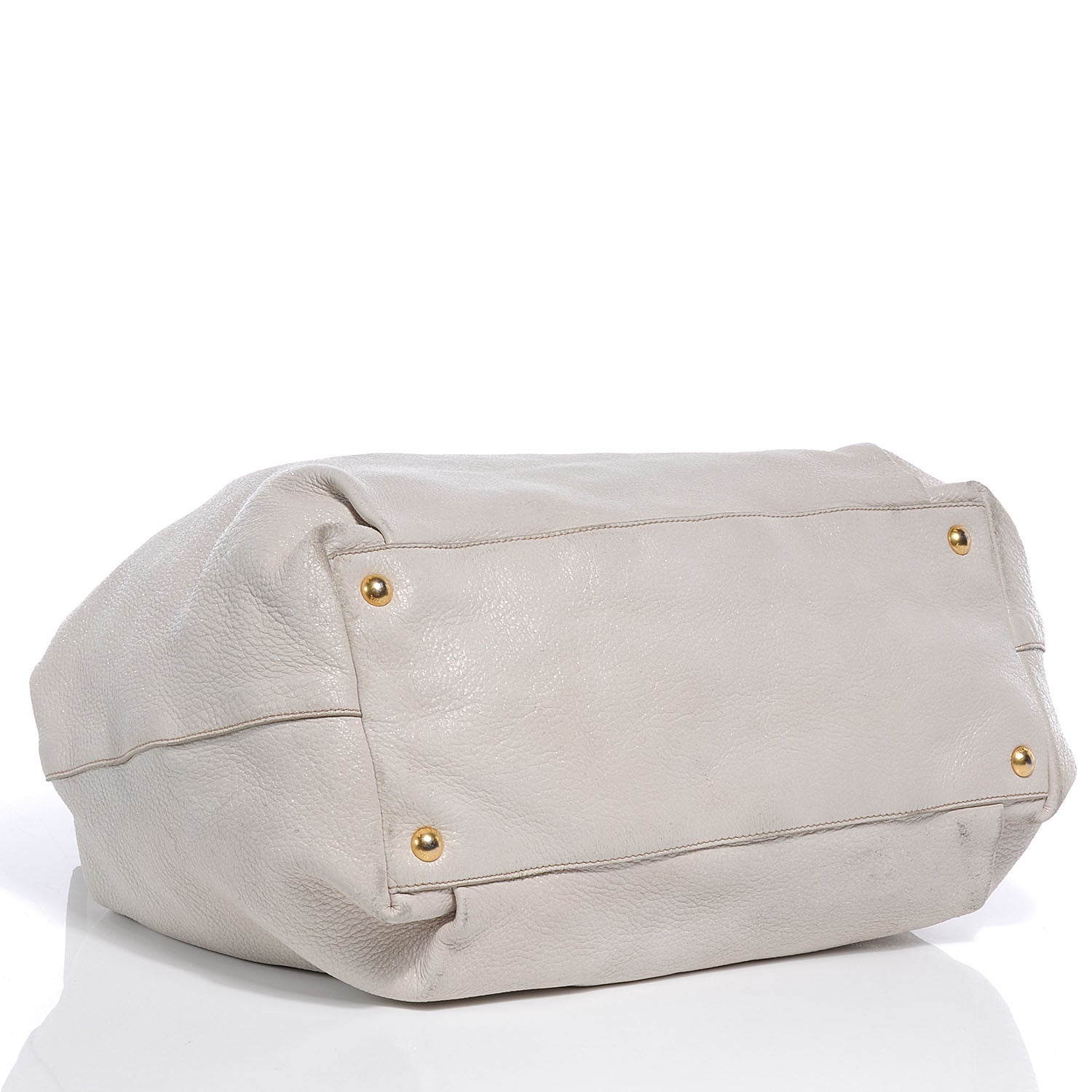 Prada Cervo Lux Chain Tote Talco 4 of 11