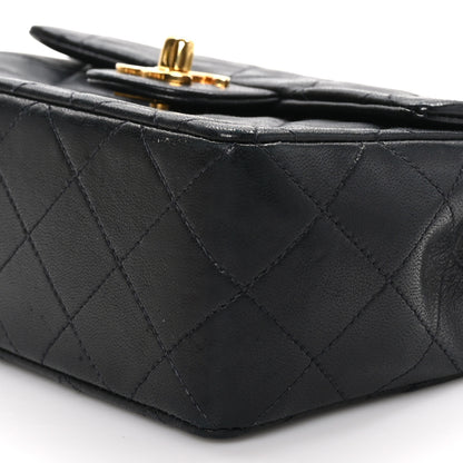 Chanel Lambskin Quilted Mini Square Flap Black 10 of 10