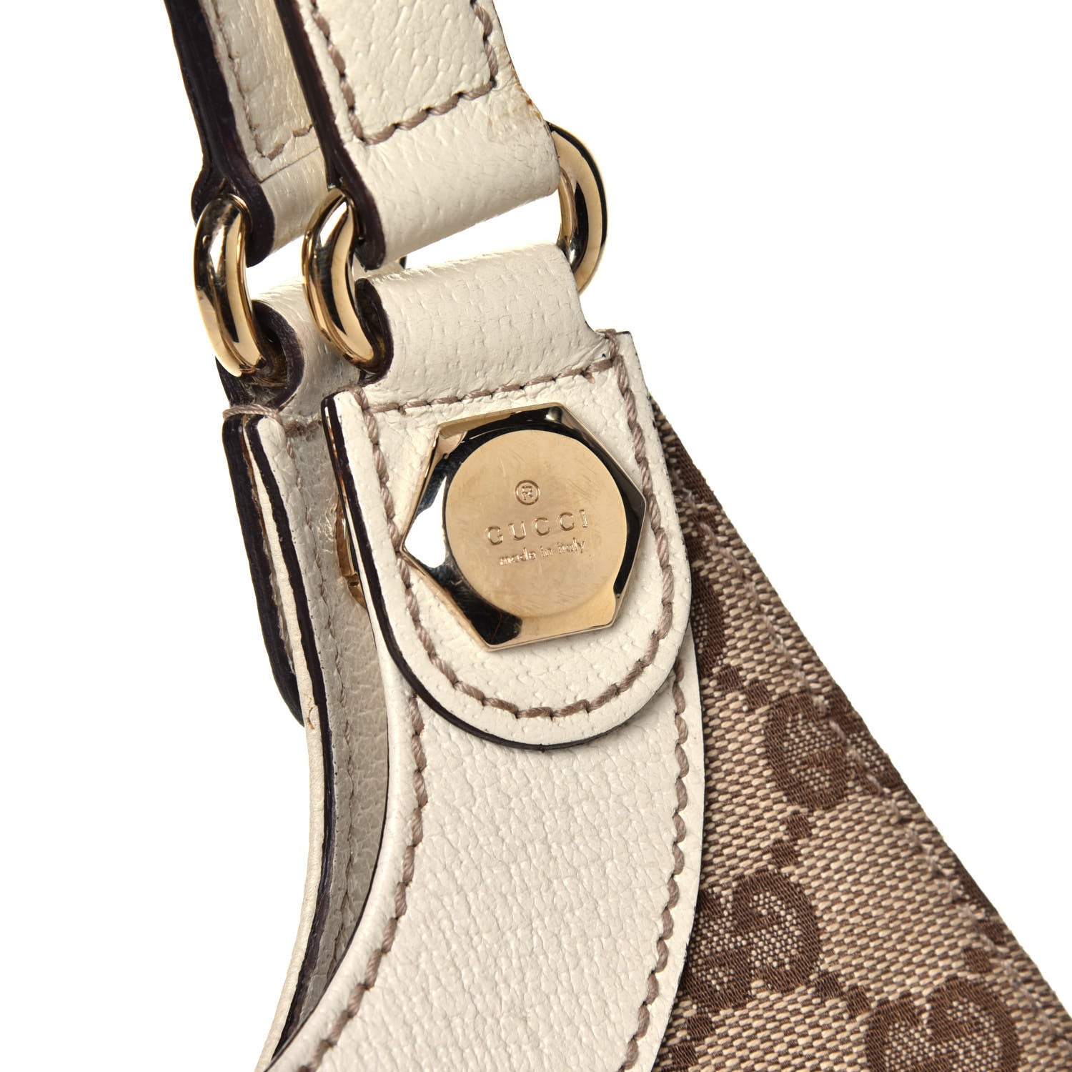 Gucci Monogram Medium Charmy Shoulder Bag Off White 5 of 6