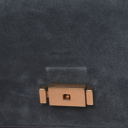 Saint Laurent Smooth Calfskin Suede Medium Bellechasse Dark Green 9 of 10