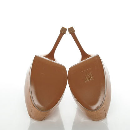 Saint Laurent Paille Patent Tribtoo 105 Pumps 40 Light Clay 5 of 7