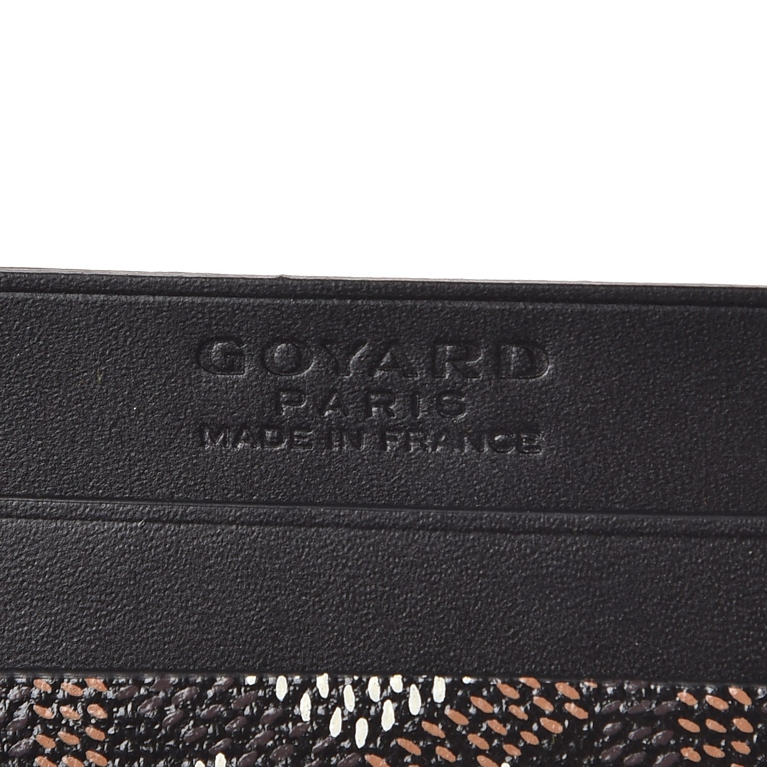 Goyard Goyardine Saint Sulpice Card Holder Black 7 of 8