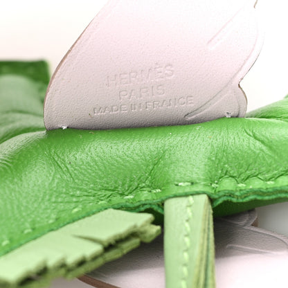 Hermes Milo Lambskin Grigri Rodeo Pegase Horse Bag Charm PM Vert Yucca Vert Criquet Mauve Pale 3 of 5
