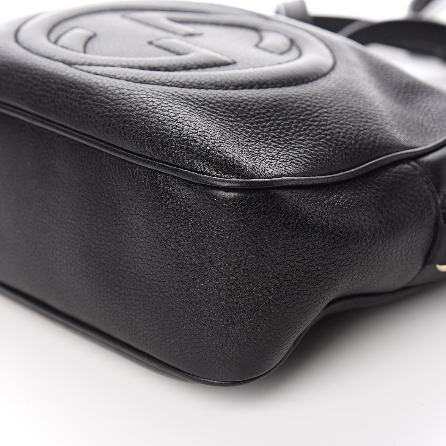 Gucci Pebbled Calfskin Small Soho Disco Bag Black 9 of 10