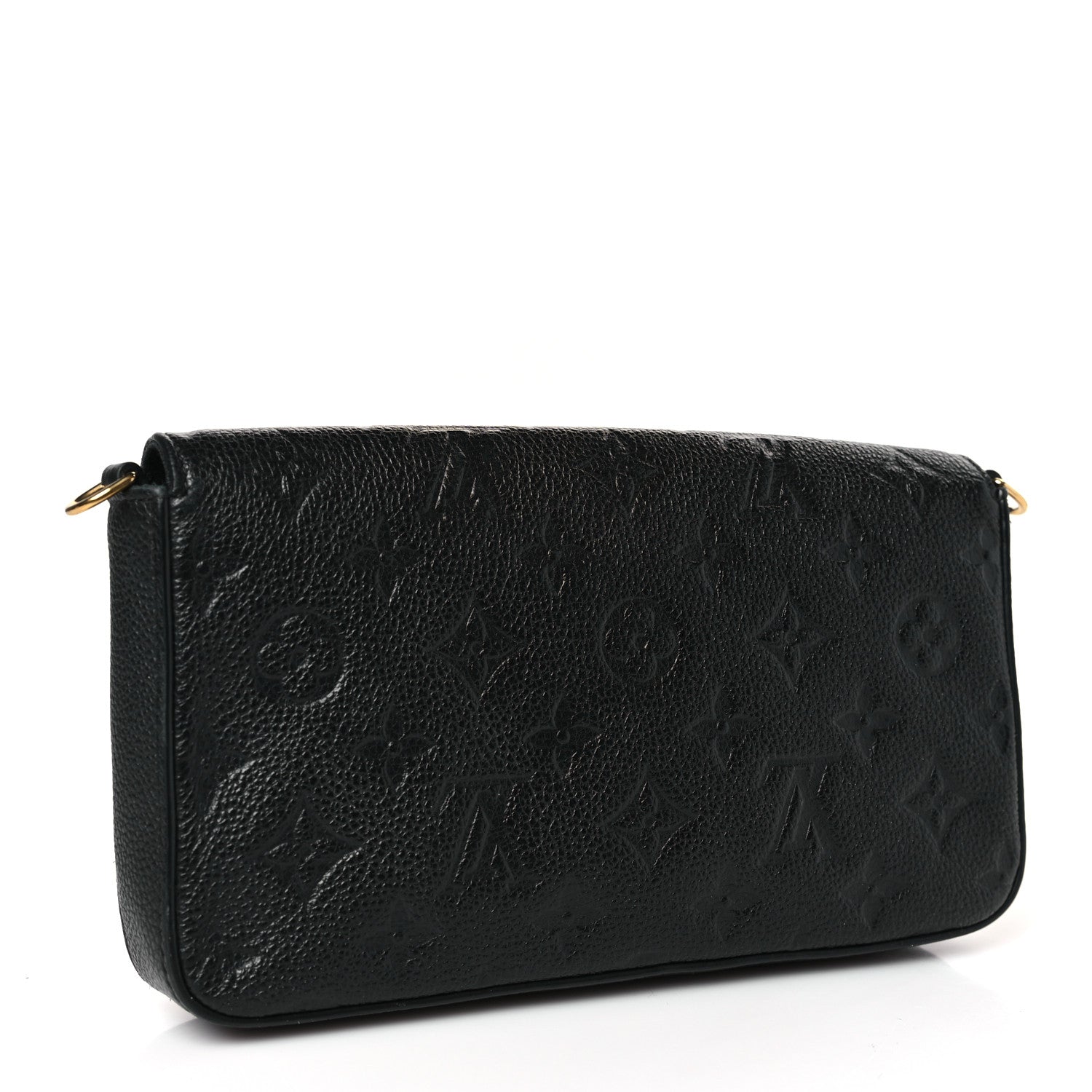 Louis Vuitton Empreinte Pochette Felicie Chain Wallet Black 3 of 10