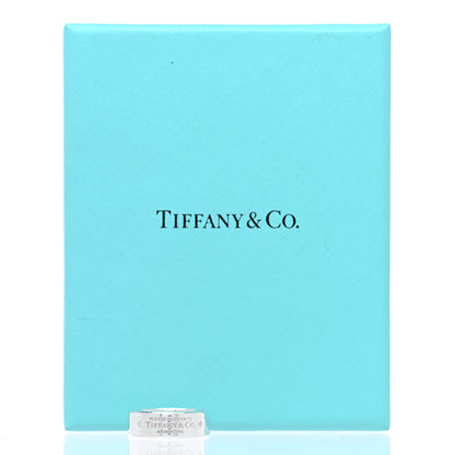 Tiffany Sterling Silver Diamond Return to Tiffany Narrow Ring 50 5.5 5 of 5