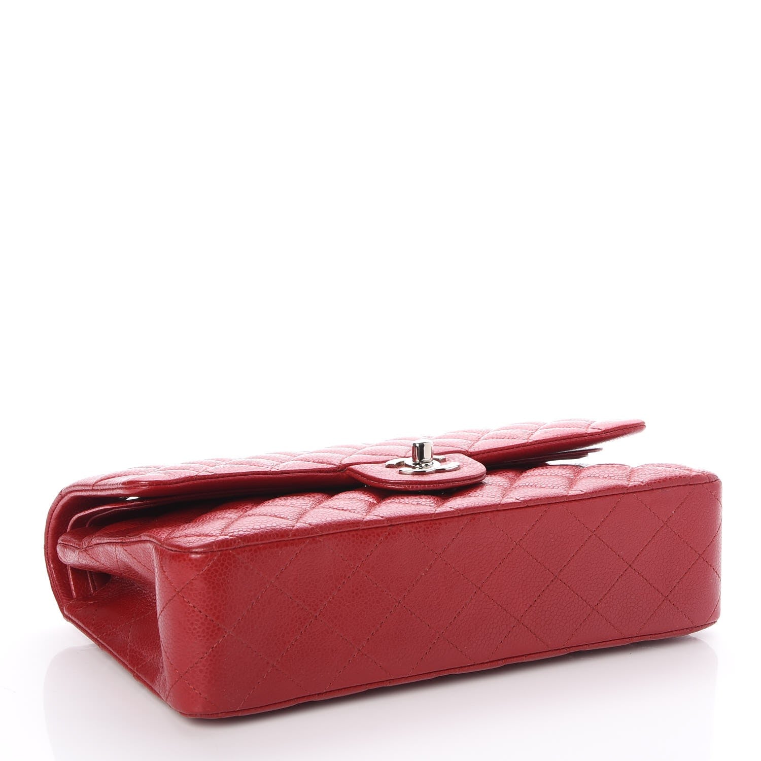 Chanel Caviar Quilted Medium Double Flap Red 4 of 8