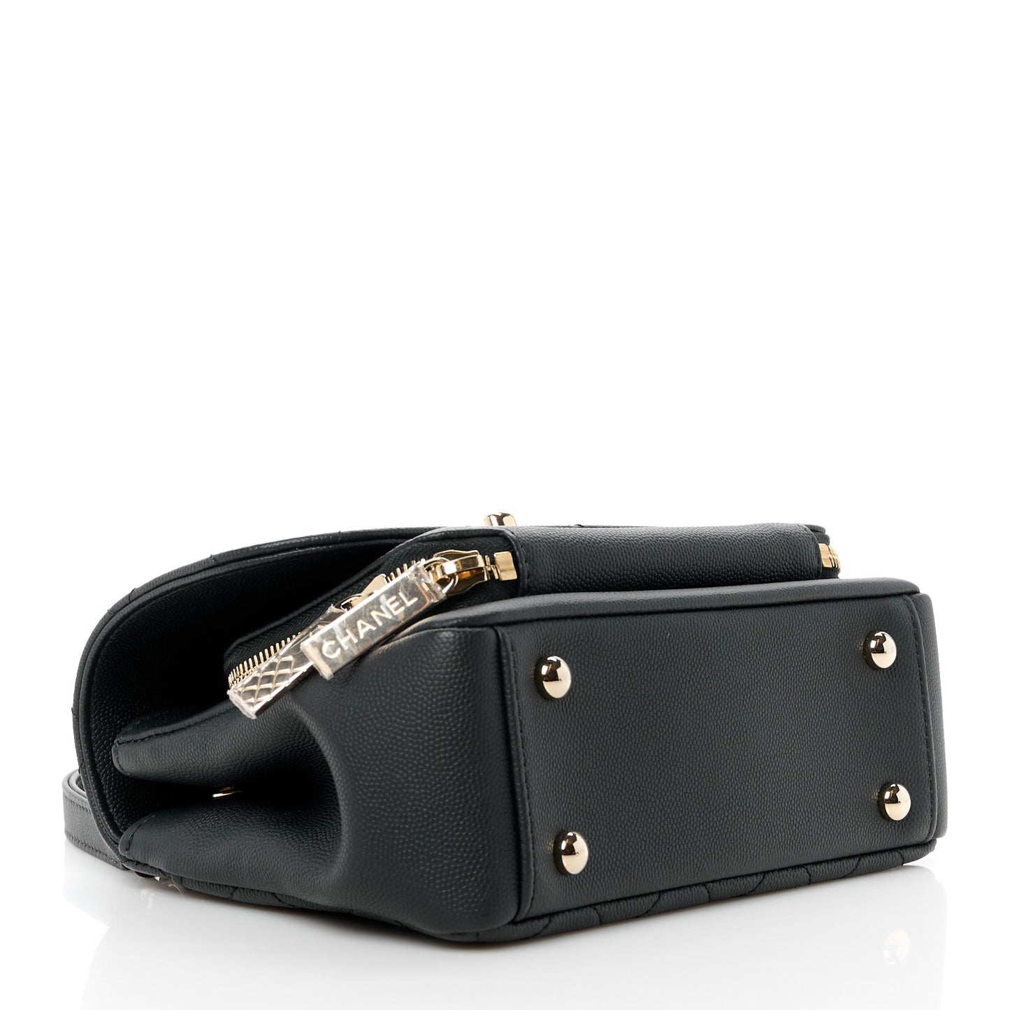 Caviar Quilted Small Business Affinity Flap Black