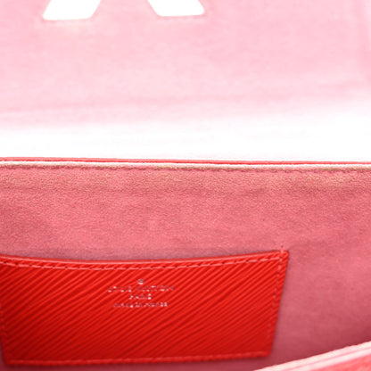 Louis Vuitton Epi Twist Shoulder Bag MM Coquelicot 10 of 10